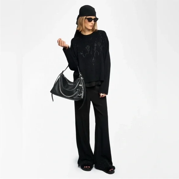 Zadig &Voltaire Markuz Cashmere Sweater $578 New without tag
